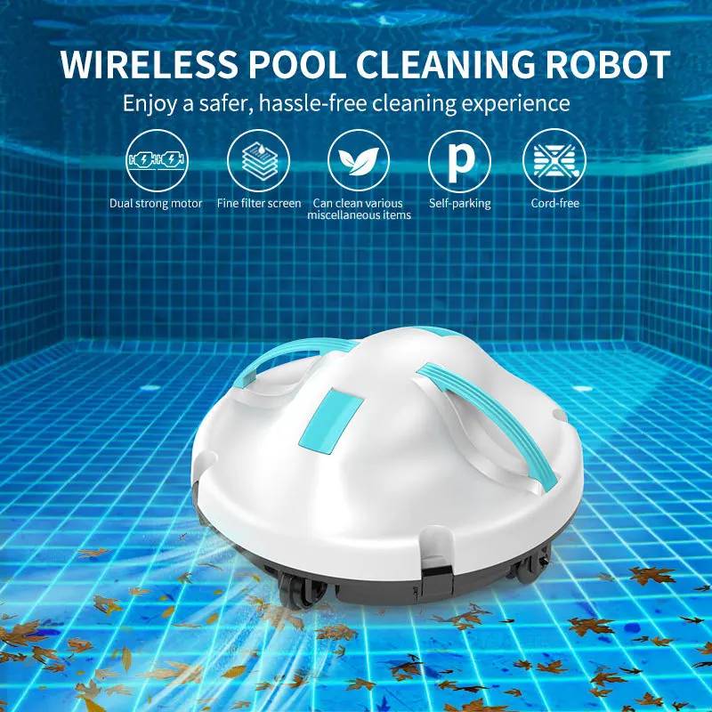 USA EU Custom Swimming Pool Cleaning Robot Automatic Underwater Pool Vacuum Robot for Above Ground Pool