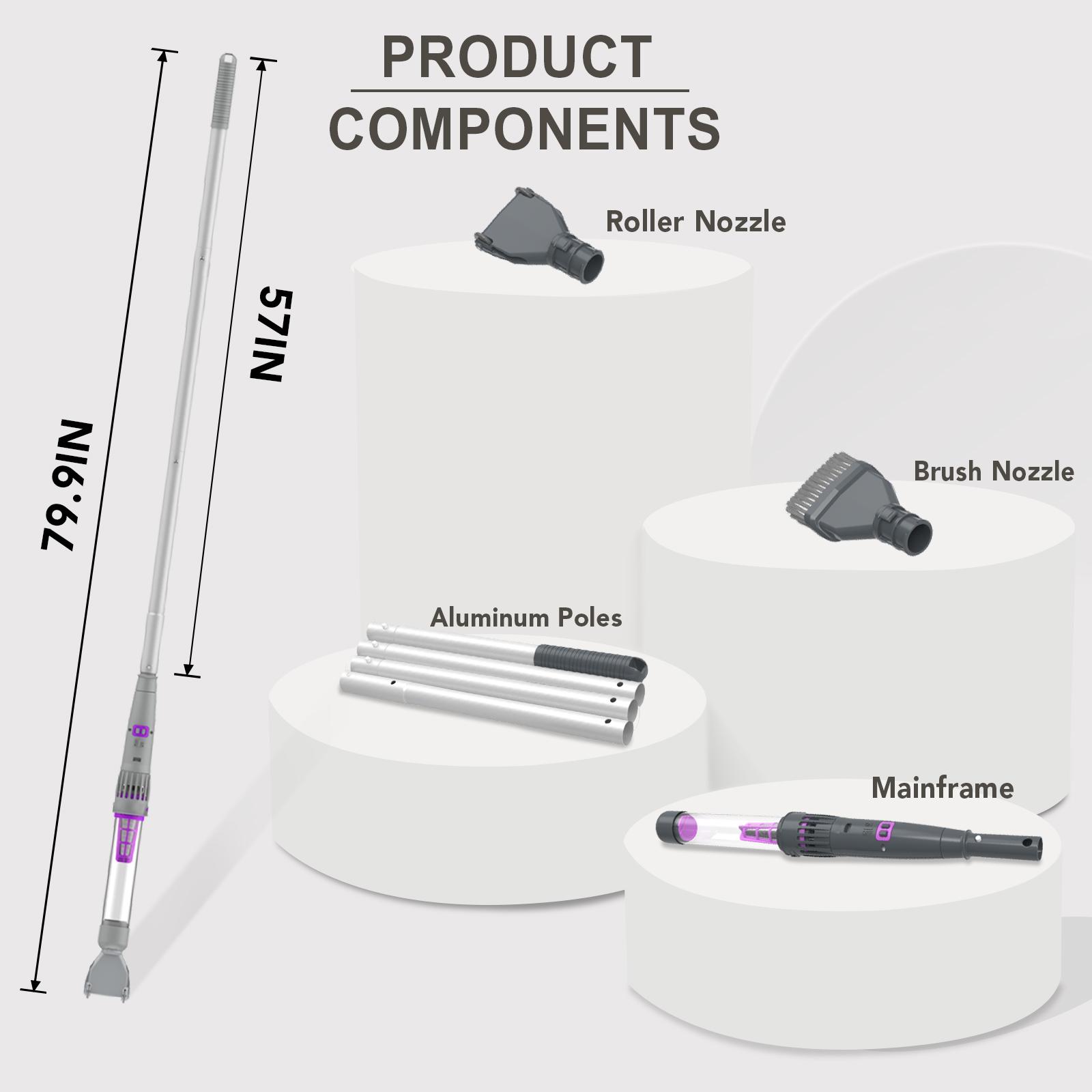 Bonny Pool Brush: Professional Cleaning for Pool Walls and Floors