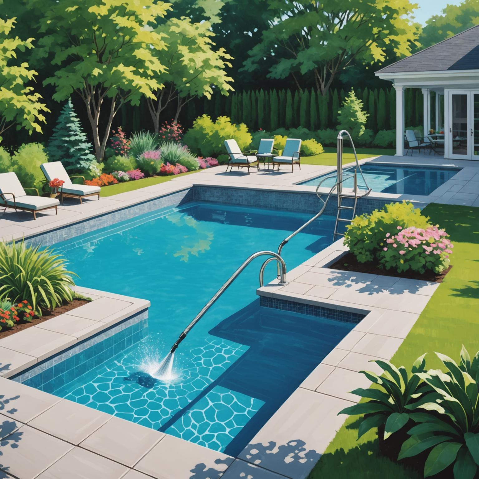 Garden Pool Cleaning Tools for Safe Summer Use